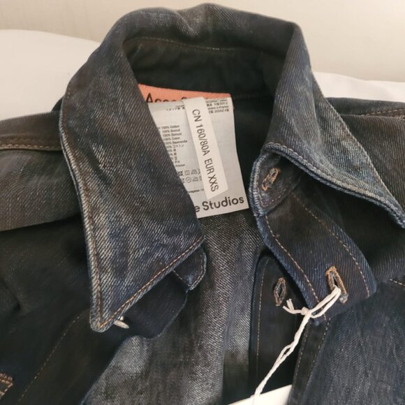 Acne Studios – Unisex denim shirt model Size XXS/S, classic denim - Picture 4 of 7